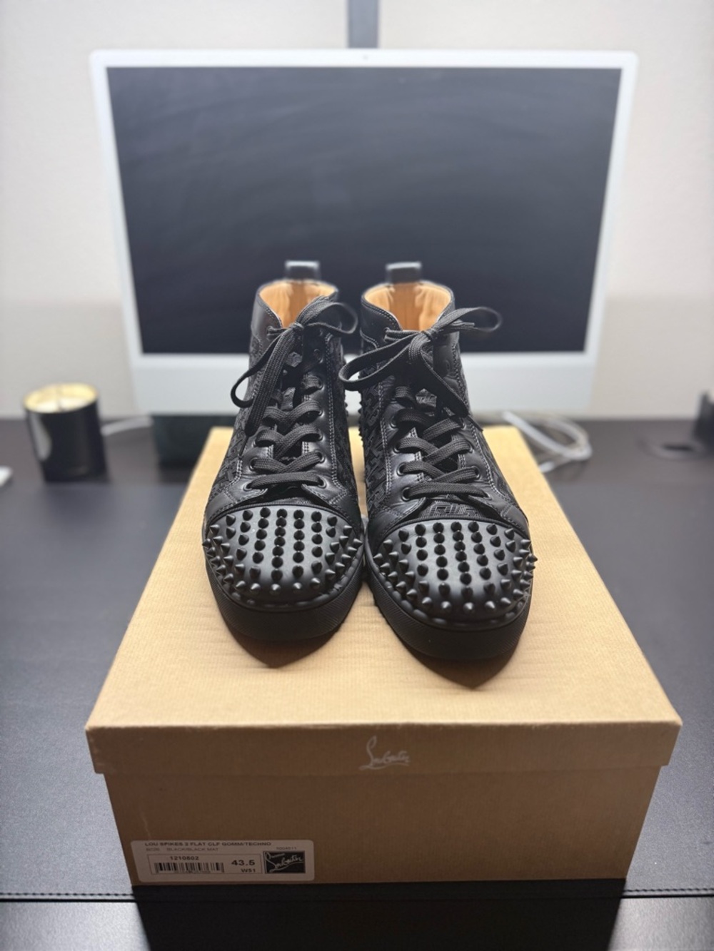 Christian Louboutin - Lou Spikes 2 Flat Techno